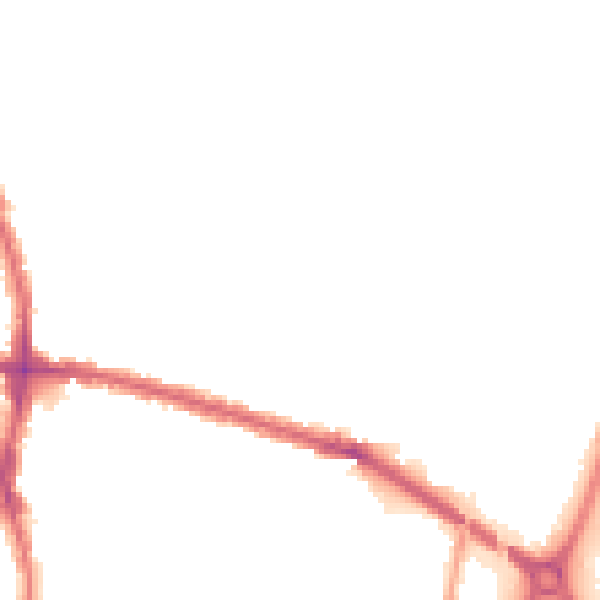 Night-time road noise heatmap for EN3 7HA