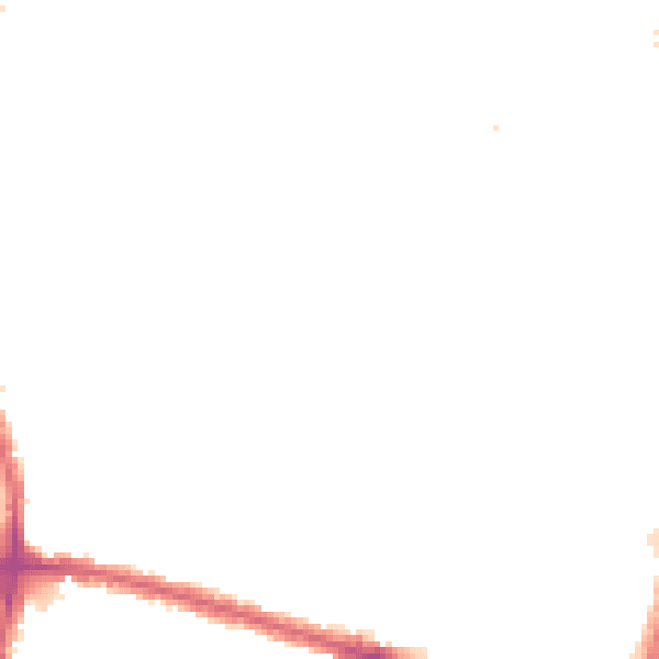 Night-time road noise heatmap for EN3 7TR