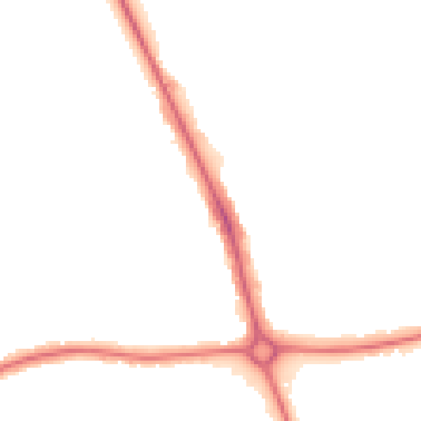 Night-time road noise heatmap for EN4 0AE