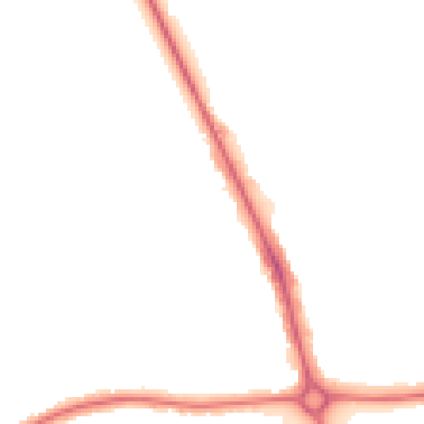 Night-time road noise heatmap for EN4 0AH