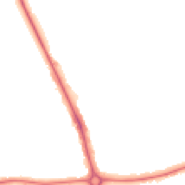 Night-time road noise heatmap for EN4 0AT