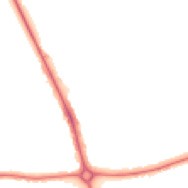 Night-time road noise heatmap for EN4 0AU