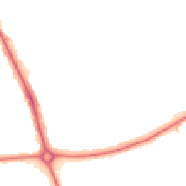 Night-time road noise heatmap for EN4 0BA