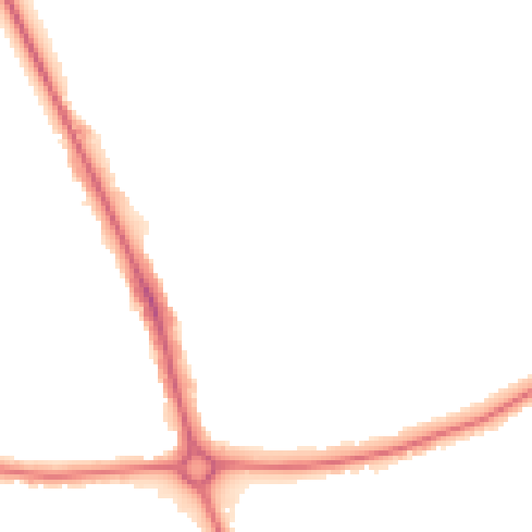 Night-time road noise heatmap for EN4 0BB