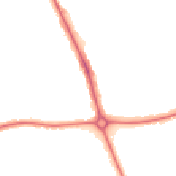 Night-time road noise heatmap for EN4 0DB