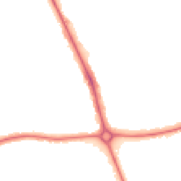 Night-time road noise heatmap for EN4 0DE