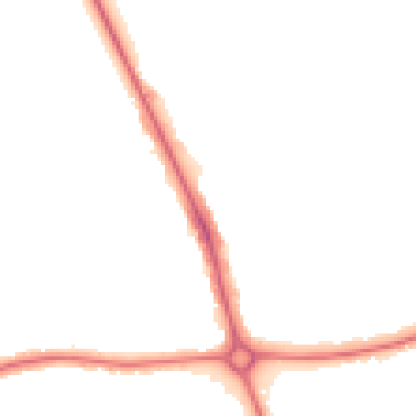 Night-time road noise heatmap for EN4 0DL