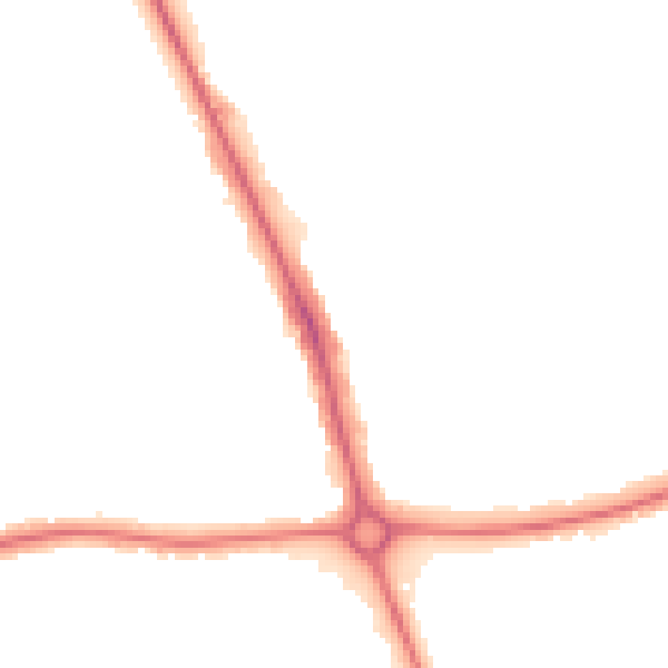 Night-time road noise heatmap for EN4 0DW
