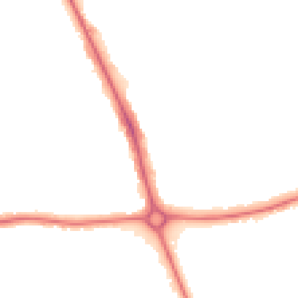 Night-time road noise heatmap for EN4 0DX