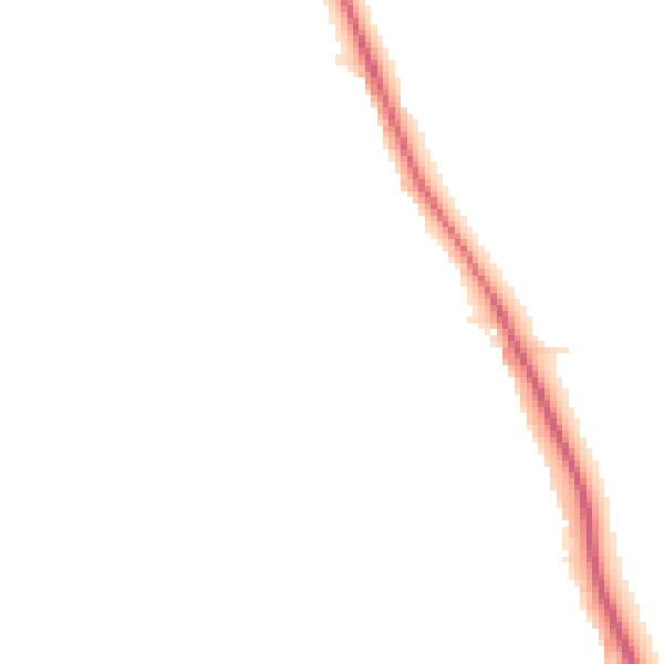 Night-time road noise heatmap for EN4 0JN