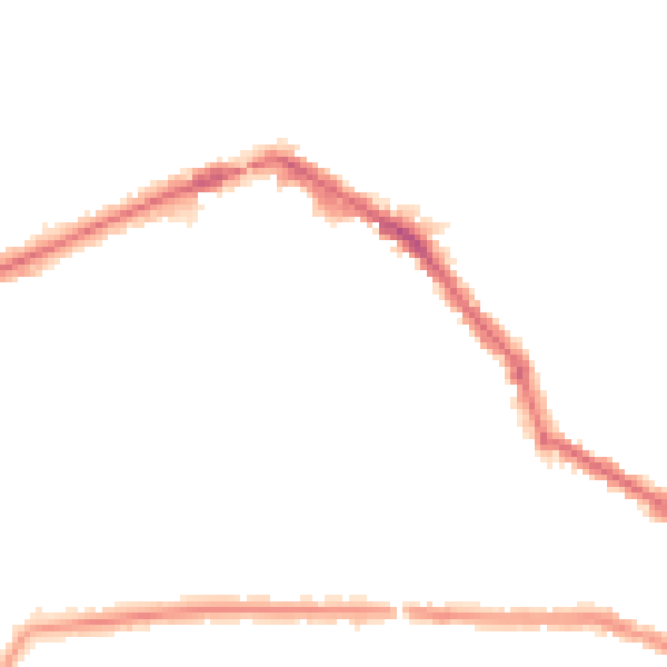 Night-time road noise heatmap for EN4 8AD