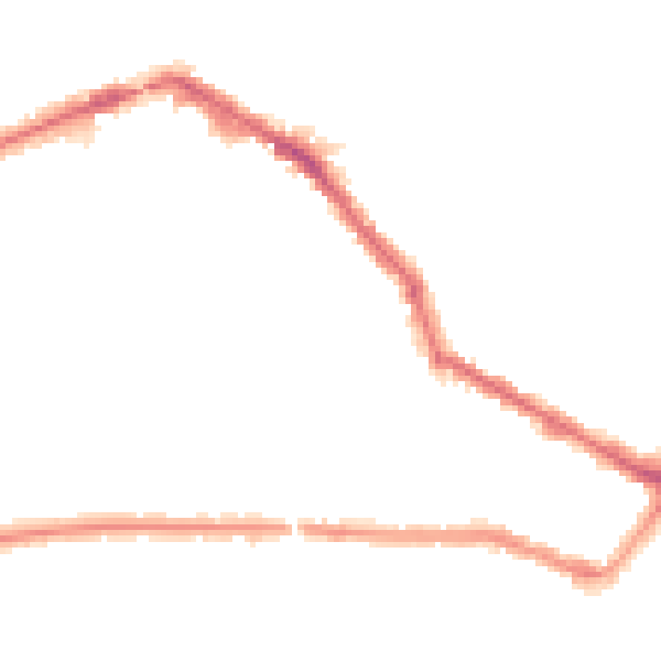 Night-time road noise heatmap for EN4 8BQ