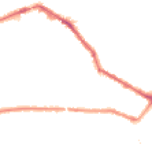 Night-time road noise heatmap for EN4 8BW