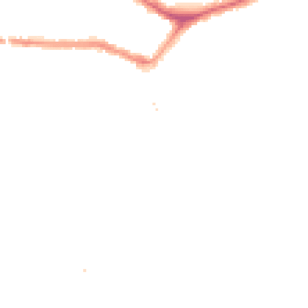 Night-time road noise heatmap for EN4 8DH