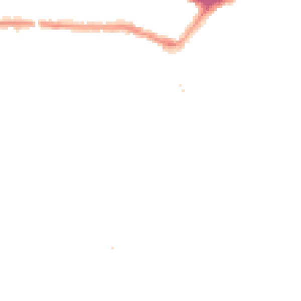 Night-time road noise heatmap for EN4 8DL
