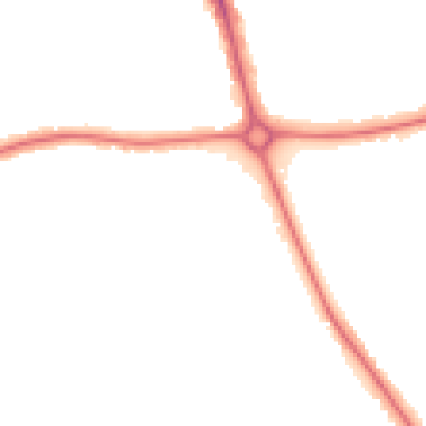 Night-time road noise heatmap for EN4 8FS