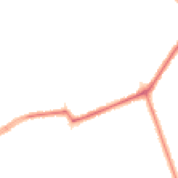 Night-time road noise heatmap for EN4 8FT
