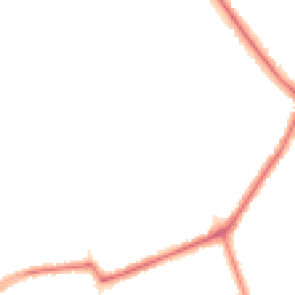 Night-time road noise heatmap for EN4 8LA