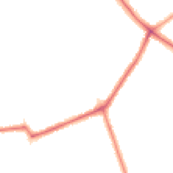 Night-time road noise heatmap for EN4 8LJ