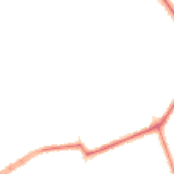 Night-time road noise heatmap for EN4 8NT