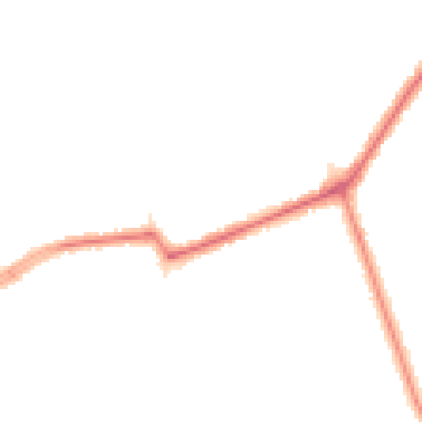 Night-time road noise heatmap for EN4 8NY