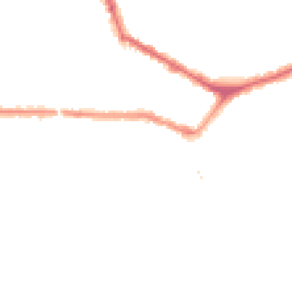 Night-time road noise heatmap for EN4 8RY