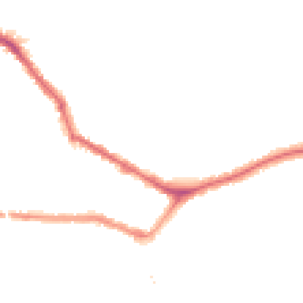 Night-time road noise heatmap for EN4 8SH