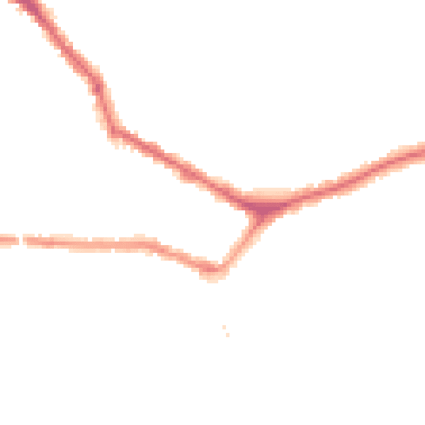 Night-time road noise heatmap for EN4 8SJ