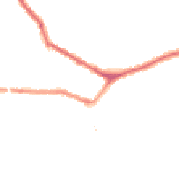 Night-time road noise heatmap for EN4 8SU