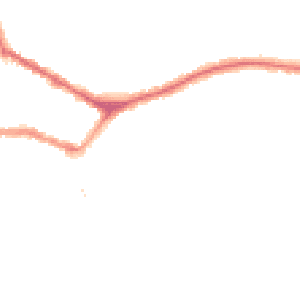 Night-time road noise heatmap for EN4 8UA