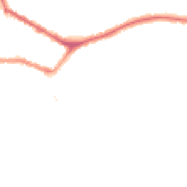 Night-time road noise heatmap for EN4 8UG
