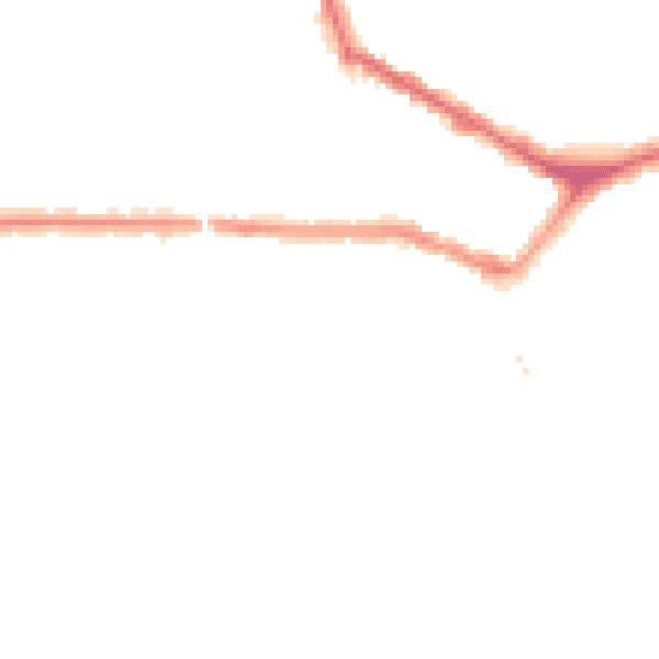 Night-time road noise heatmap for EN4 8UN