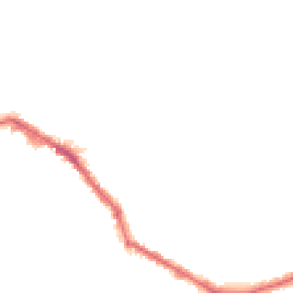 Night-time road noise heatmap for EN4 9FE