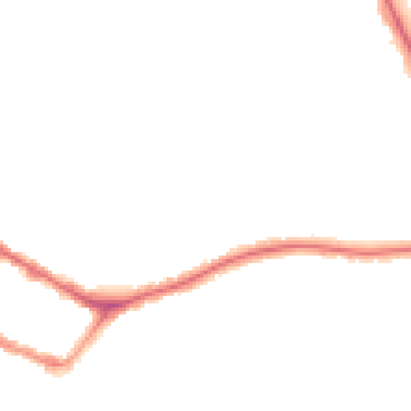 Night-time road noise heatmap for EN4 9JP