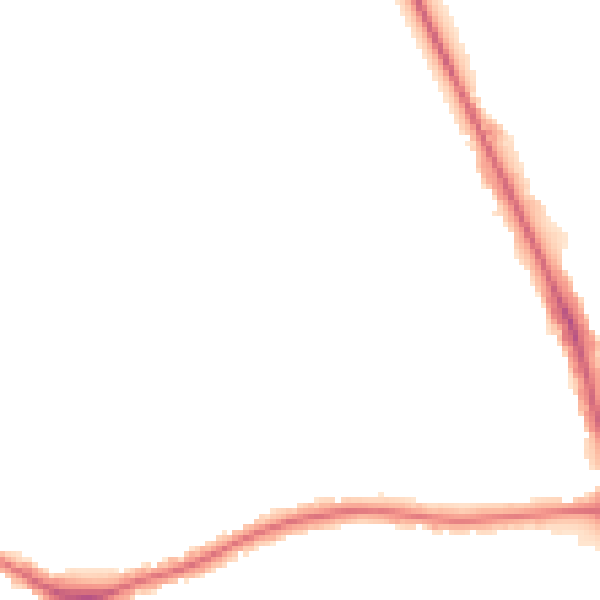 Night-time road noise heatmap for EN4 9JT