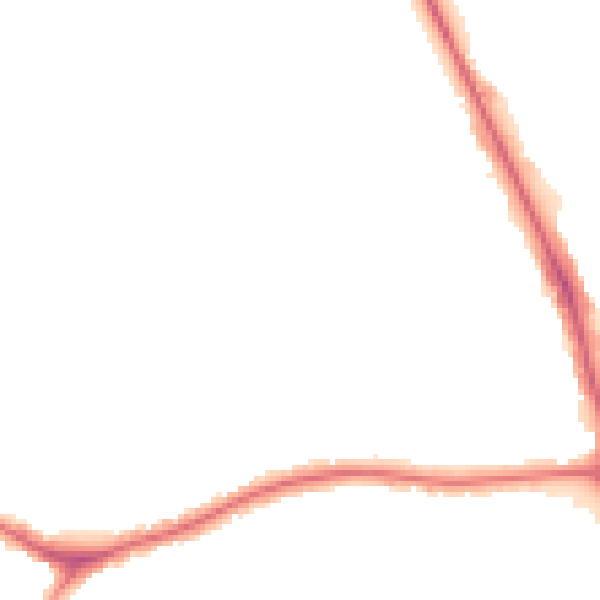 Night-time road noise heatmap for EN4 9JY