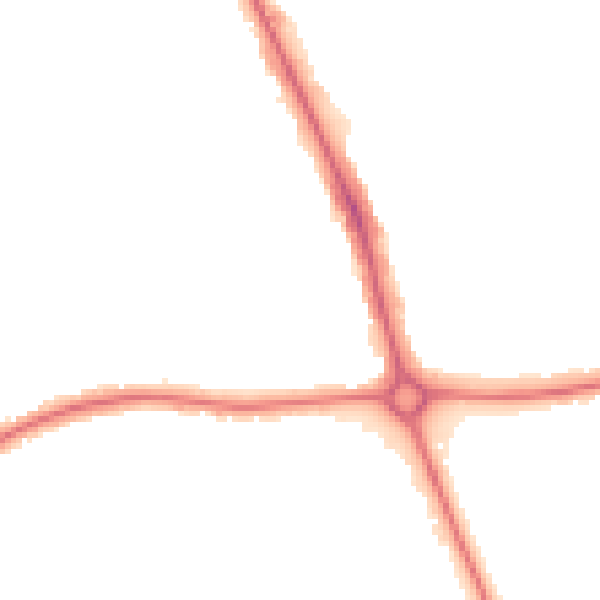 Night-time road noise heatmap for EN4 9LX