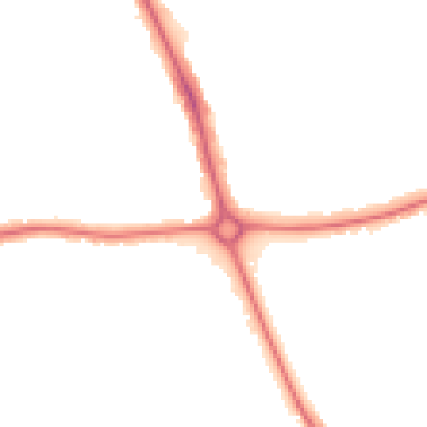 Night-time road noise heatmap for EN4 9ND