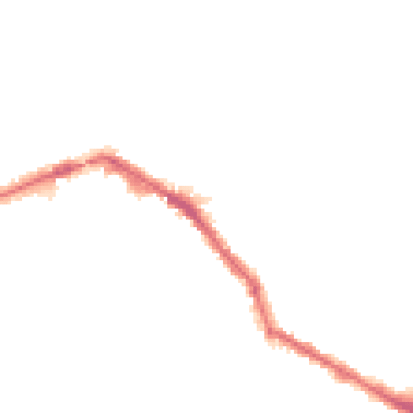 Night-time road noise heatmap for EN4 9NP