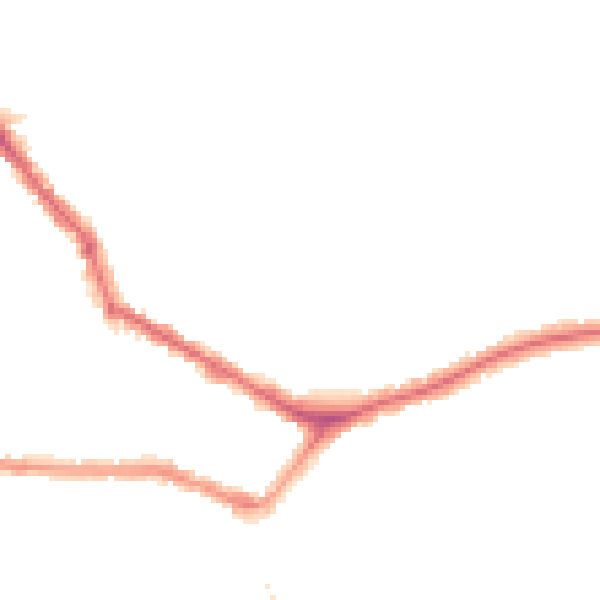 Night-time road noise heatmap for EN4 9QN