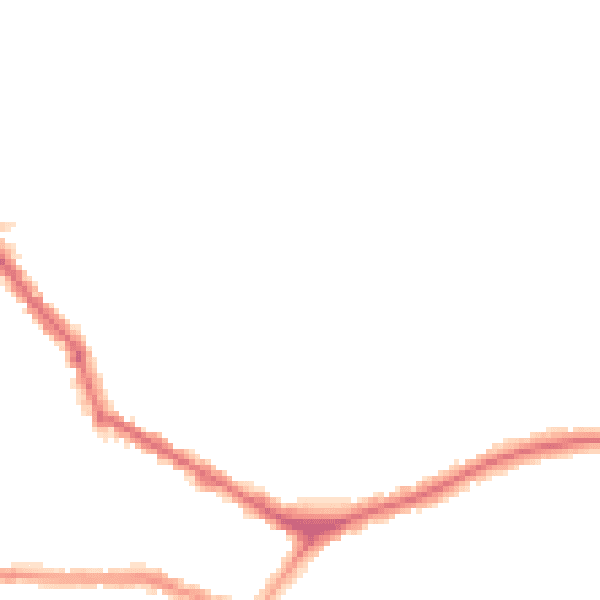 Night-time road noise heatmap for EN4 9QR