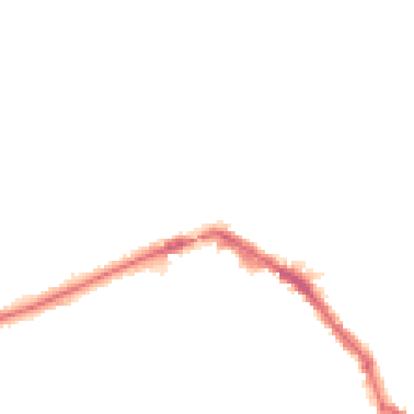Night-time road noise heatmap for EN4 9SH