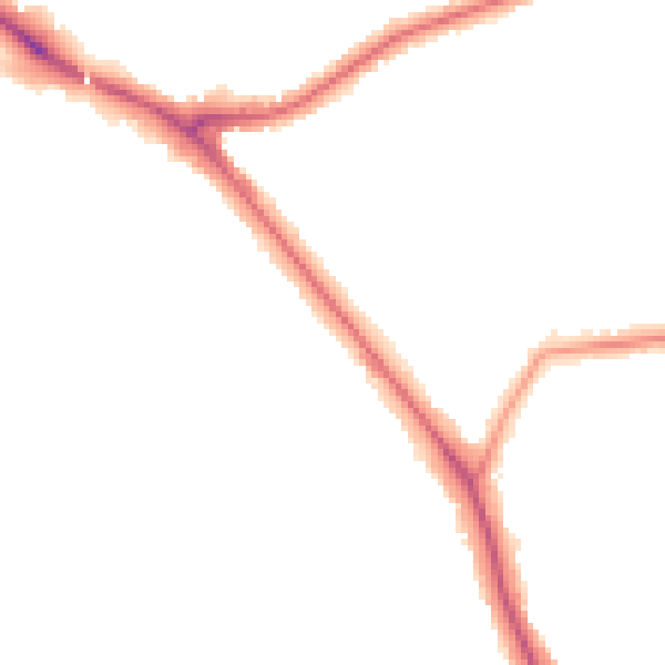 Night-time road noise heatmap for EN5 1AT