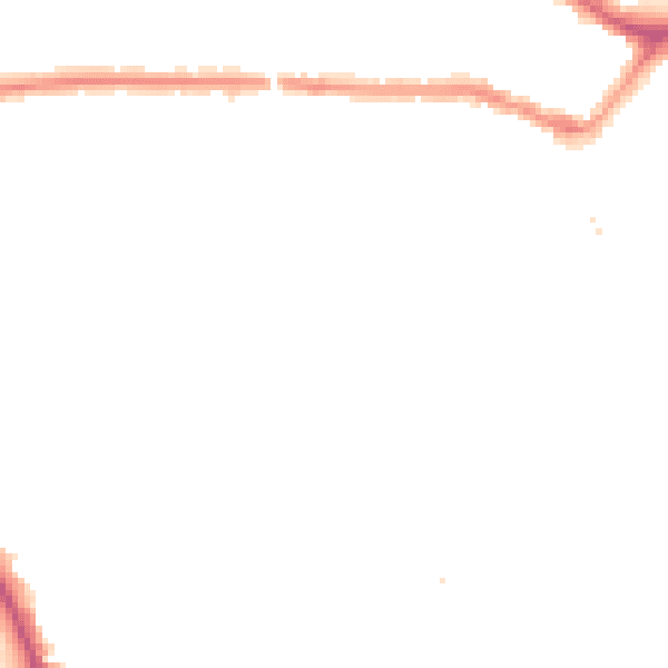Night-time road noise heatmap for EN5 1DH