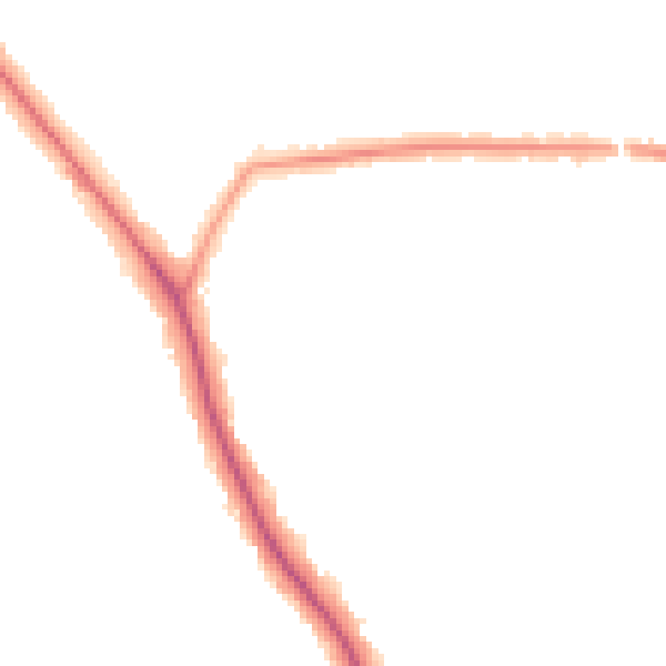 Night-time road noise heatmap for EN5 1DX