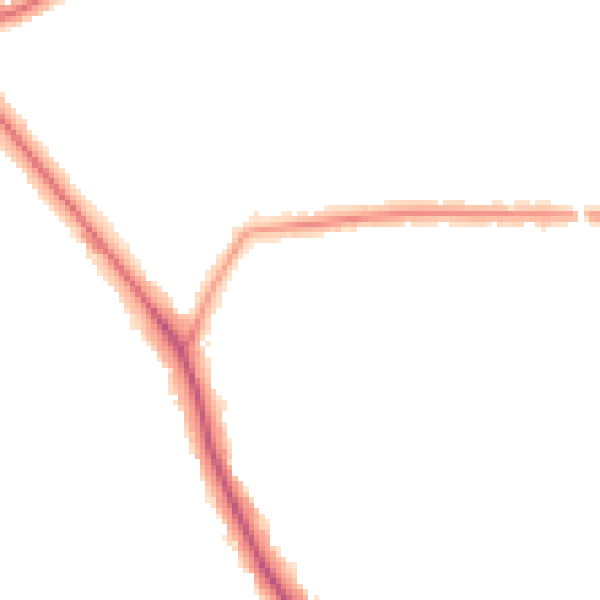 Night-time road noise heatmap for EN5 1DZ