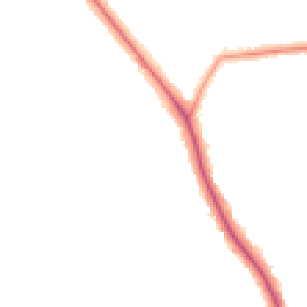 Night-time road noise heatmap for EN5 1EH