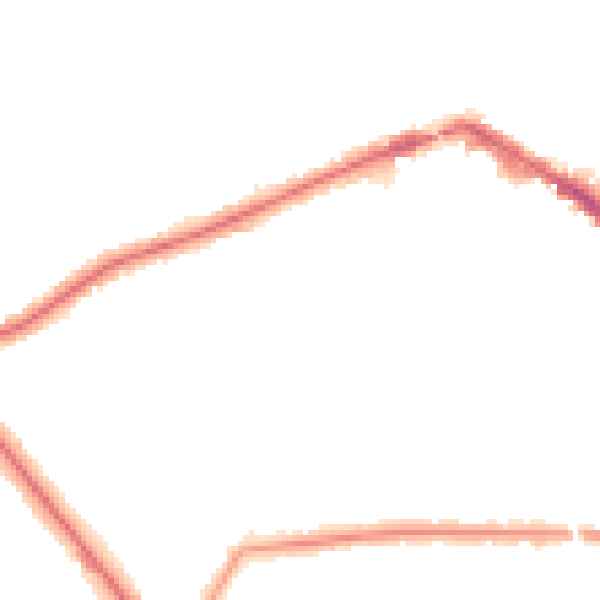 Night-time road noise heatmap for EN5 1FB