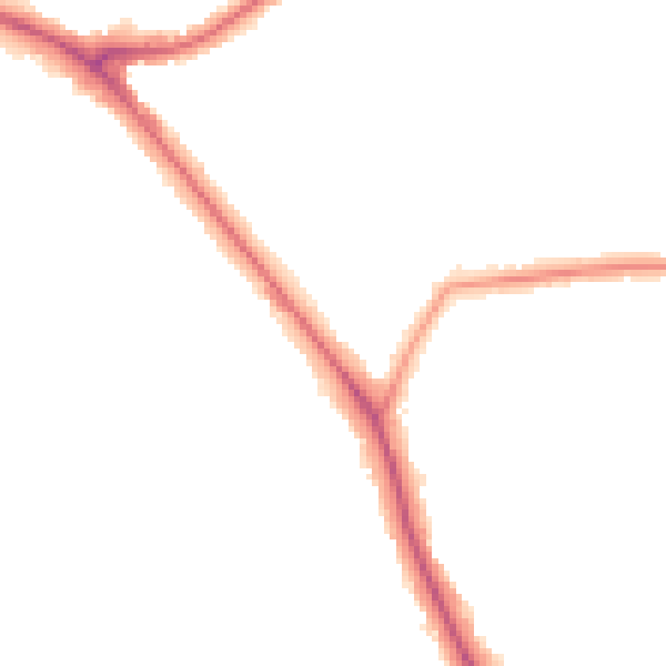 Night-time road noise heatmap for EN5 1HJ