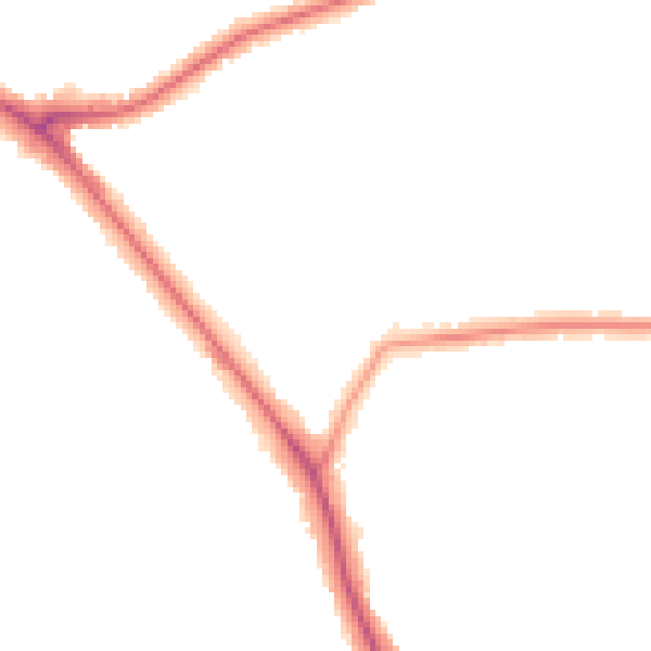 Night-time road noise heatmap for EN5 1HS